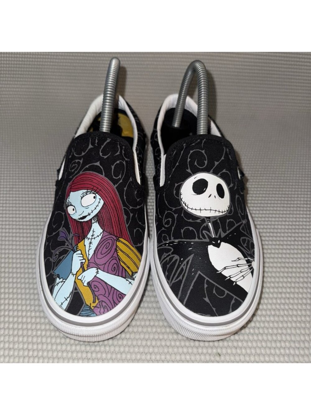 Vans X Nightmare Before Christmas Jack And Sally Slip On Shoes Womens Size 6.5